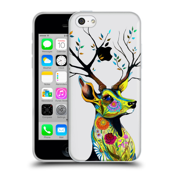 Pixie Cold Animals King Of The Forest Soft Gel Case for Apple iPhone 5c