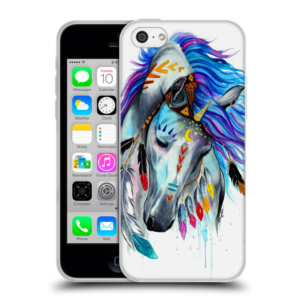 Pixie Cold Animals Spirit Soft Gel Case for Apple iPhone 5c