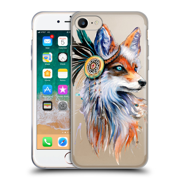 Pixie Cold Animals Fox Soft Gel Case for Apple iPhone 7 / 8 / SE 2020 & 2022