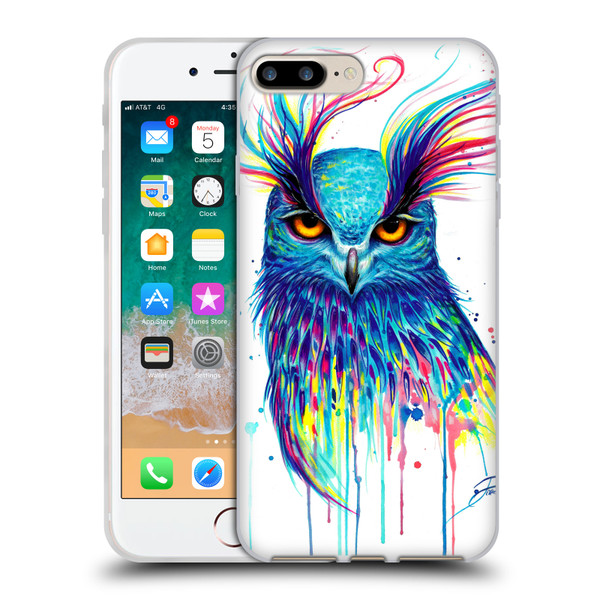 Pixie Cold Animals Into The Blue Soft Gel Case for Apple iPhone 7 Plus / iPhone 8 Plus