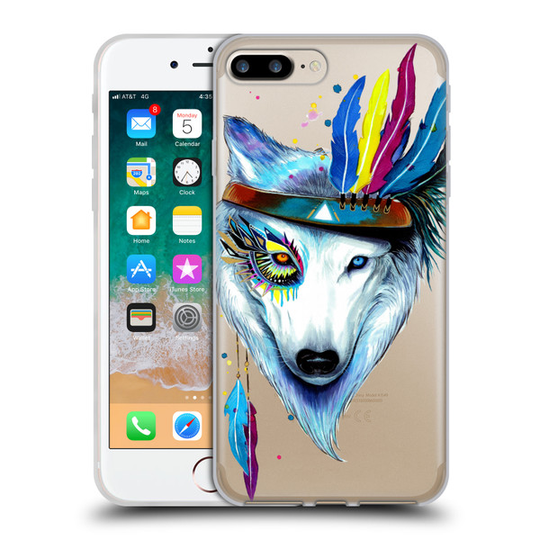 Pixie Cold Animals Warrior Soft Gel Case for Apple iPhone 7 Plus / iPhone 8 Plus