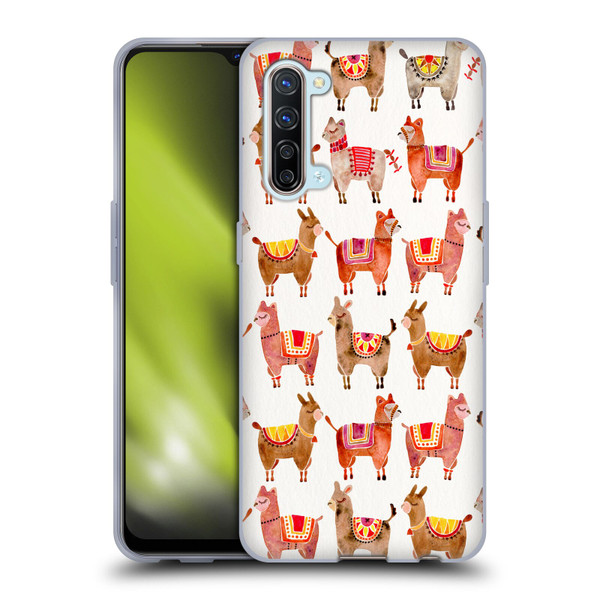 Cat Coquillette Animals Alpacas Soft Gel Case for OPPO Find X2 Lite 5G