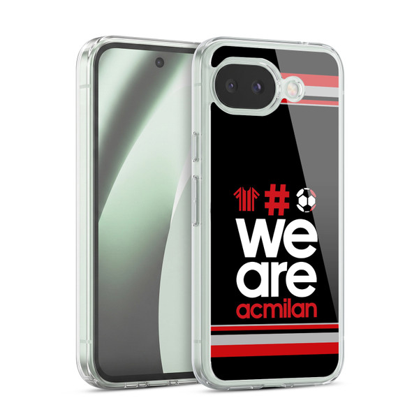 AC Milan Crest Stripes 2 Soft Gel Case for Google Pixel 10a