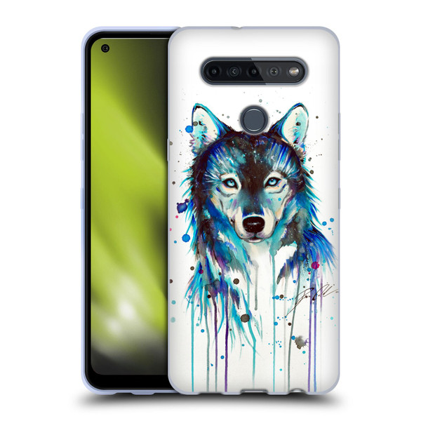 Pixie Cold Animals Ice Wolf Soft Gel Case for LG K51S