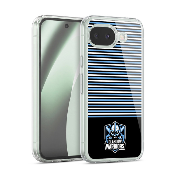 Glasgow Warriors Logo Stripes Black 2 Soft Gel Case for Google Pixel 10a