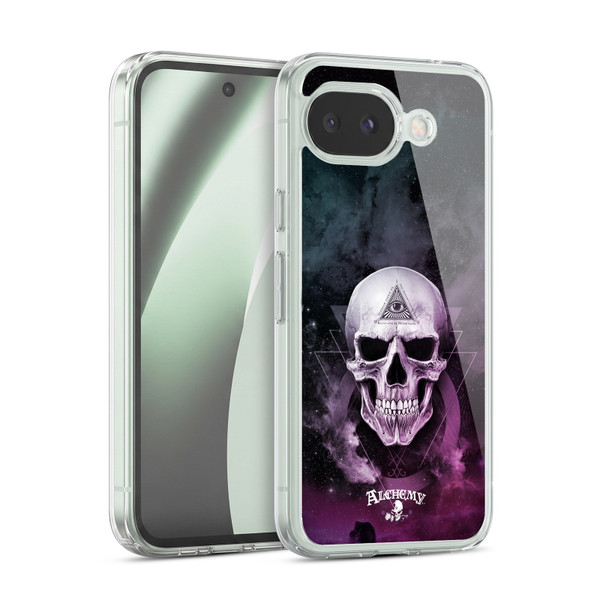 Alchemy Gothic Skull The Void Geometric Soft Gel Case for Google Pixel 10a