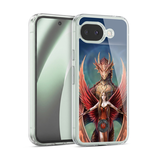 Anne Stokes Dragon Friendship Copperwings Soft Gel Case for Google Pixel 10a