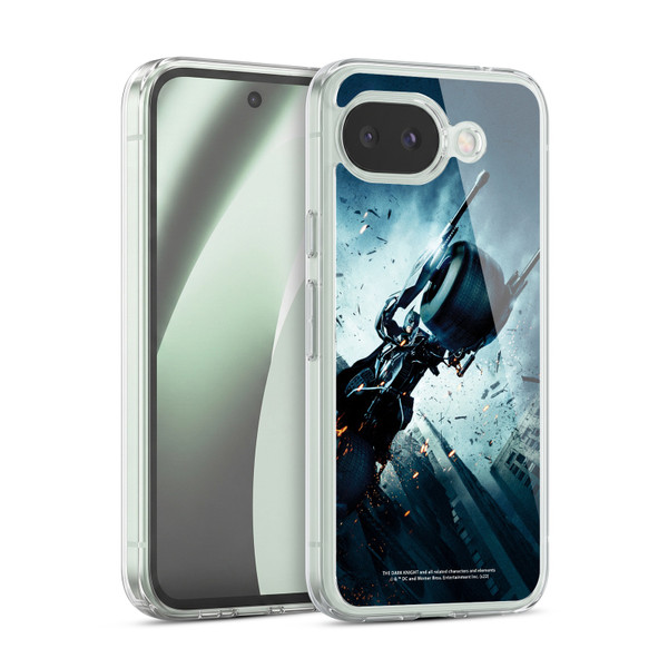 The Dark Knight Key Art Batman Batpod Soft Gel Case for Google Pixel 10a