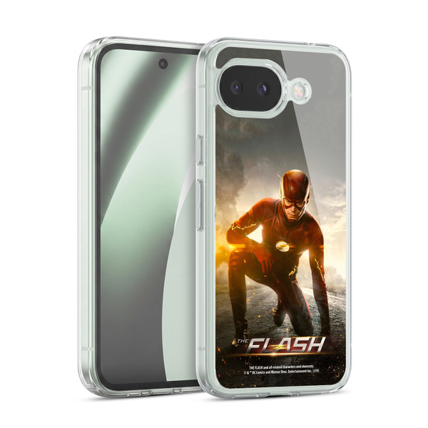 The Flash TV Series Poster Barry Kneel Pose Soft Gel Case for Google Pixel 10a