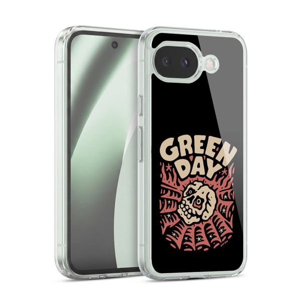 Green Day Graphics Skull Spider Soft Gel Case for Google Pixel 10a