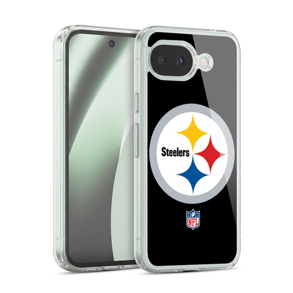 NFL Pittsburgh Steelers Logo Plain Soft Gel Case for Google Pixel 10a