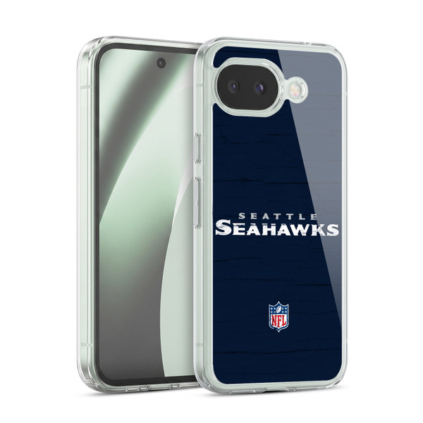 NFL Seattle Seahawks Logo Distressed Look Soft Gel Case for Google Pixel 10a