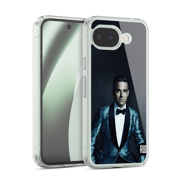 Robbie Williams Calendar Dark Background Soft Gel Case for Google Pixel 10a