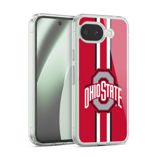 Ohio State University Logo Stripes Soft Gel Case for Google Pixel 10a