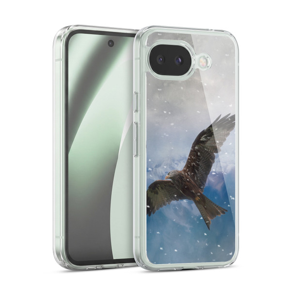 Simone Gatterwe Nature Portraits Flying Eagle Soft Gel Case for Google Pixel 10a