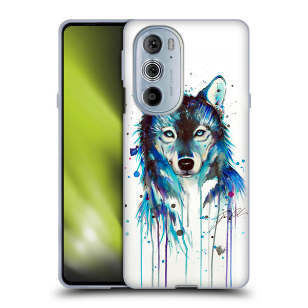 Pixie Cold Animals Ice Wolf Soft Gel Case for Motorola Edge X30