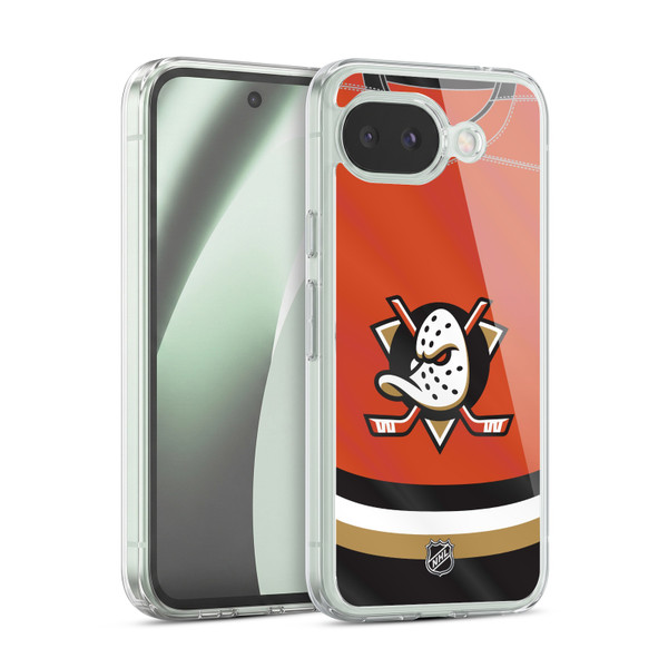 NHL Anaheim Ducks Jersey Soft Gel Case for Google Pixel 10a