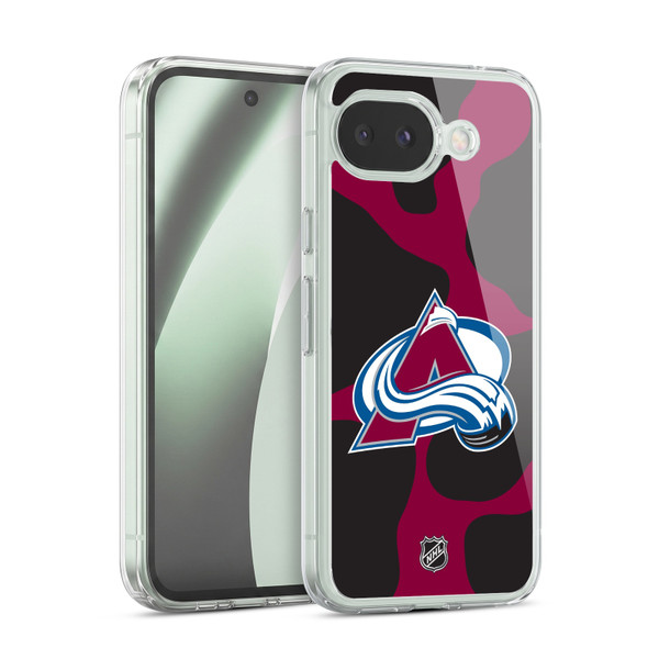 NHL Colorado Avalanche Cow Pattern Soft Gel Case for Google Pixel 10a