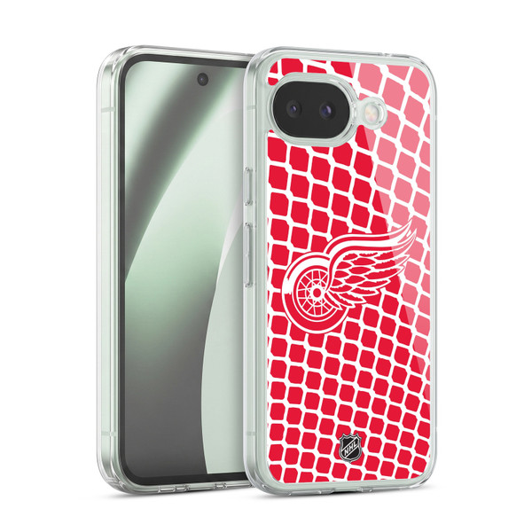 NHL Detroit Red Wings Net Pattern Soft Gel Case for Google Pixel 10a