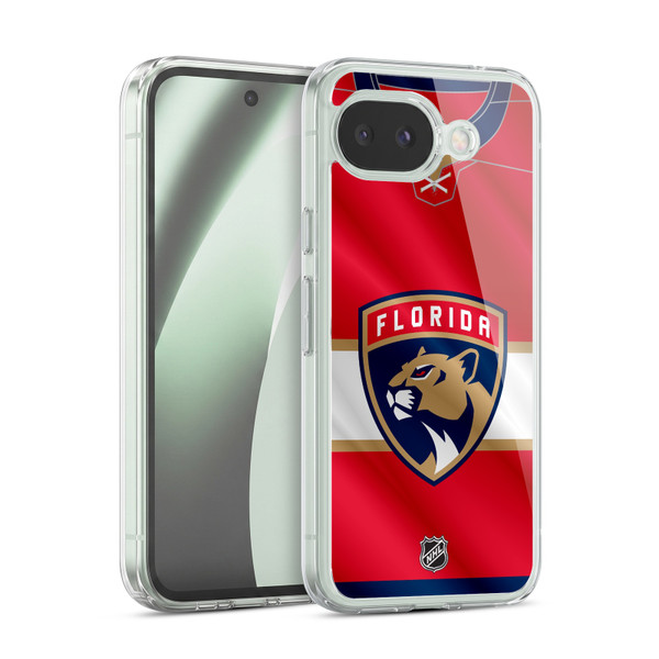 NHL Florida Panthers Jersey Soft Gel Case for Google Pixel 10a