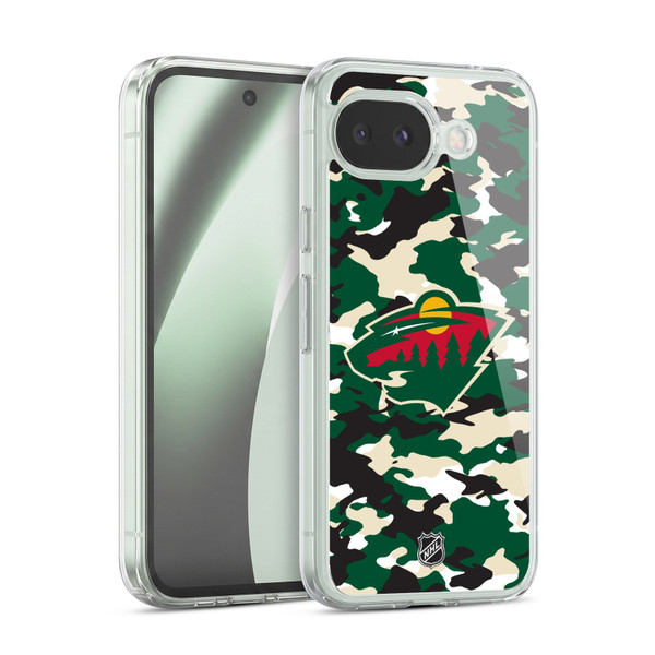 NHL Minnesota Wild Camouflage Soft Gel Case for Google Pixel 10a
