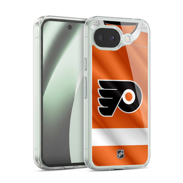 NHL Philadelphia Flyers Jersey Soft Gel Case for Google Pixel 10a