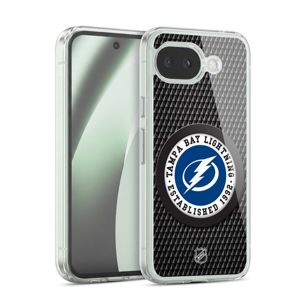 NHL Tampa Bay Lightning Puck Texture Soft Gel Case for Google Pixel 10a
