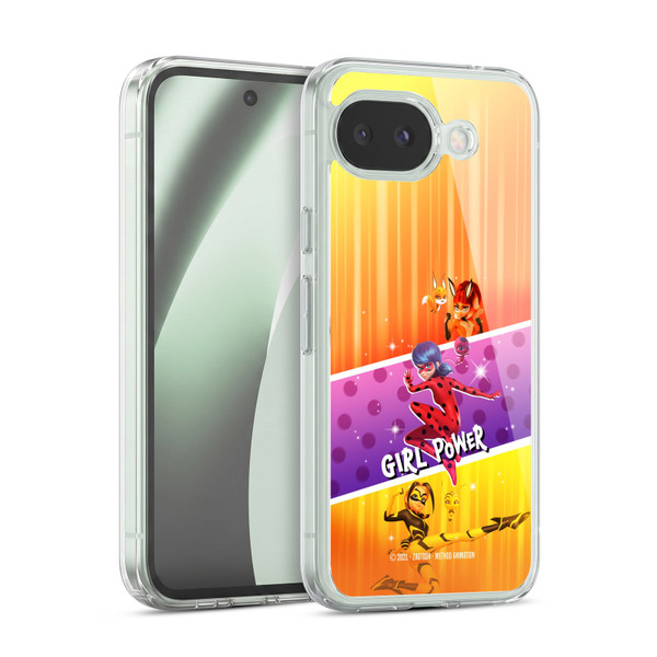 Miraculous Ladybug Graphics Girl Power Soft Gel Case for Google Pixel 10a