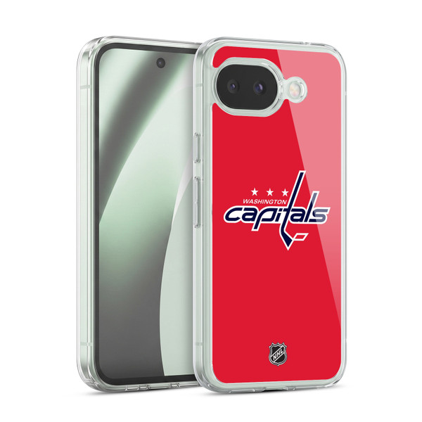 NHL Washington Capitals Plain Soft Gel Case for Google Pixel 10a