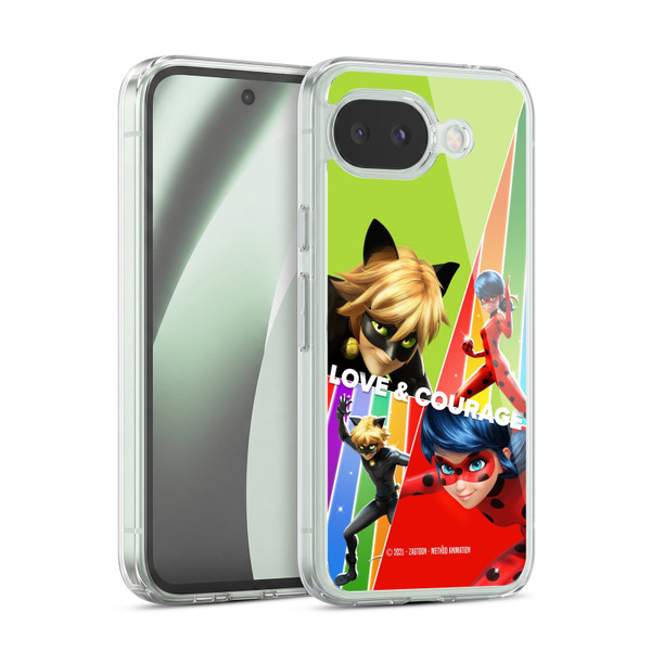 Miraculous Ladybug Graphics Love & Courage Soft Gel Case for Google Pixel 10a