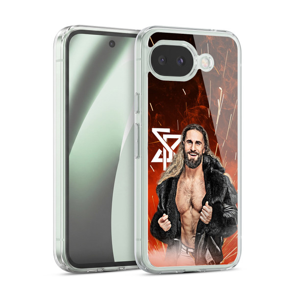 WWE Seth Rollins Graphic Portrait Soft Gel Case for Google Pixel 10a