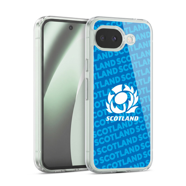 Scotland Rugby Graphics Logo Blue Soft Gel Case for Google Pixel 10a