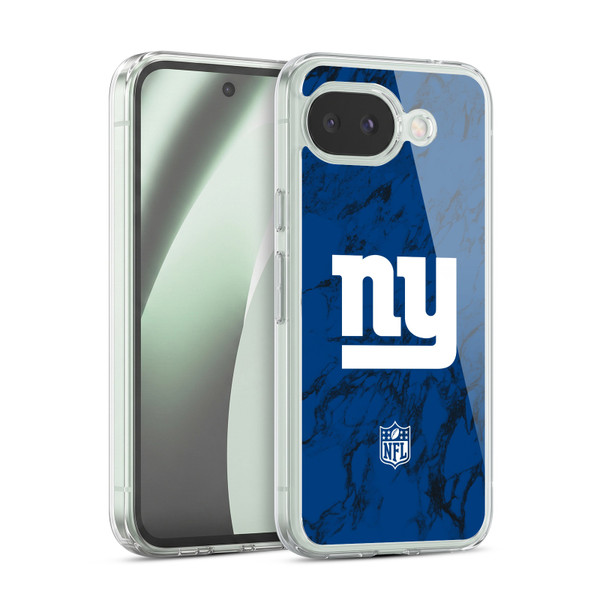 NFL New York Giants Graphics Coloured Marble Soft Gel Case for Google Pixel 10a