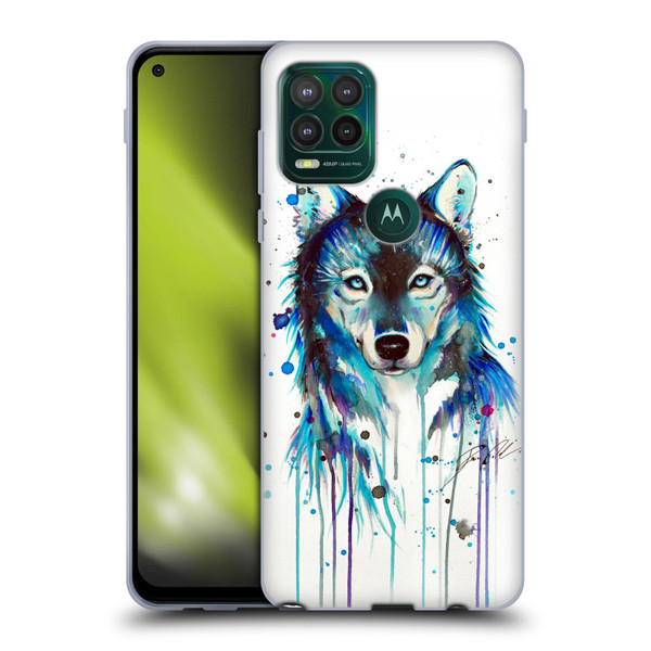 Pixie Cold Animals Ice Wolf Soft Gel Case for Motorola Moto G Stylus 5G 2021