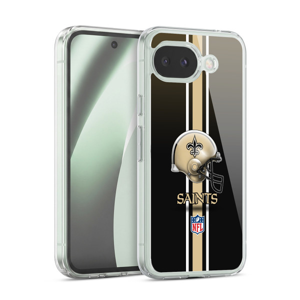 NFL New Orleans Saints Logo Helmet Soft Gel Case for Google Pixel 10a