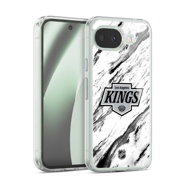 NHL Los Angeles Kings Marble Soft Gel Case for Google Pixel 10a