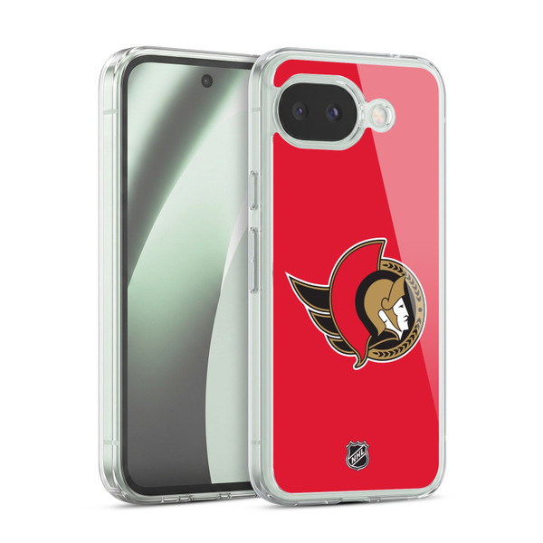 NHL Ottawa Senators Plain Soft Gel Case for Google Pixel 10a
