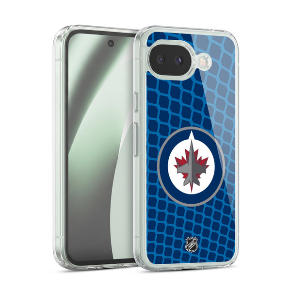 NHL Winnipeg Jets Net Pattern Soft Gel Case for Google Pixel 10a