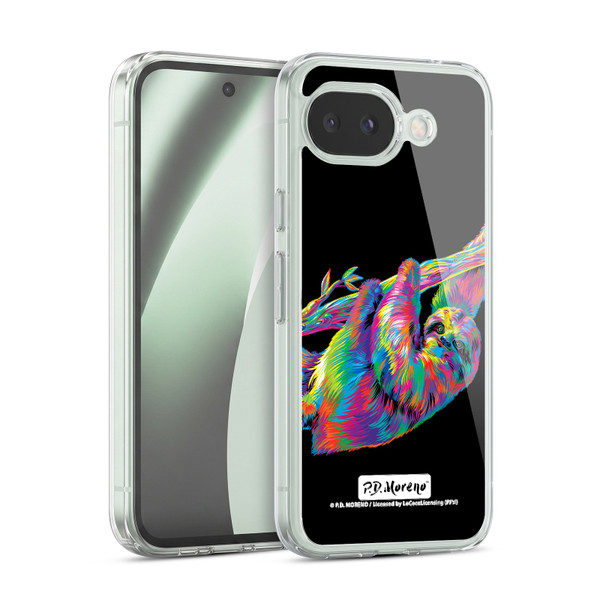 P.D. Moreno Animals Sloth Soft Gel Case for Google Pixel 10a