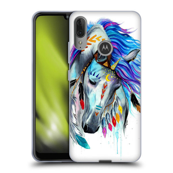 Pixie Cold Animals Spirit Soft Gel Case for Motorola Moto E6 Plus