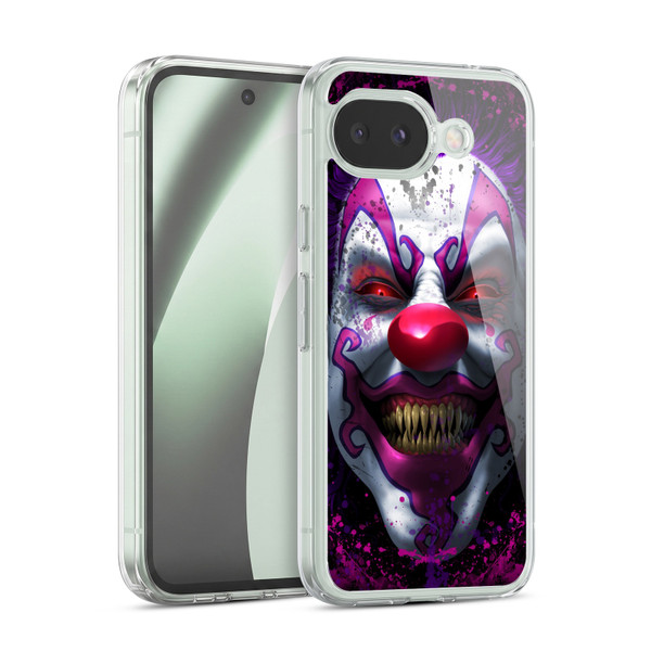 Tom Wood Horror Keep Smiling Clown Soft Gel Case for Google Pixel 10a