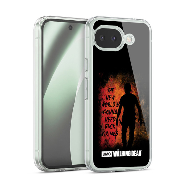 AMC The Walking Dead Typography Gonna Need Rick Soft Gel Case for Google Pixel 10a