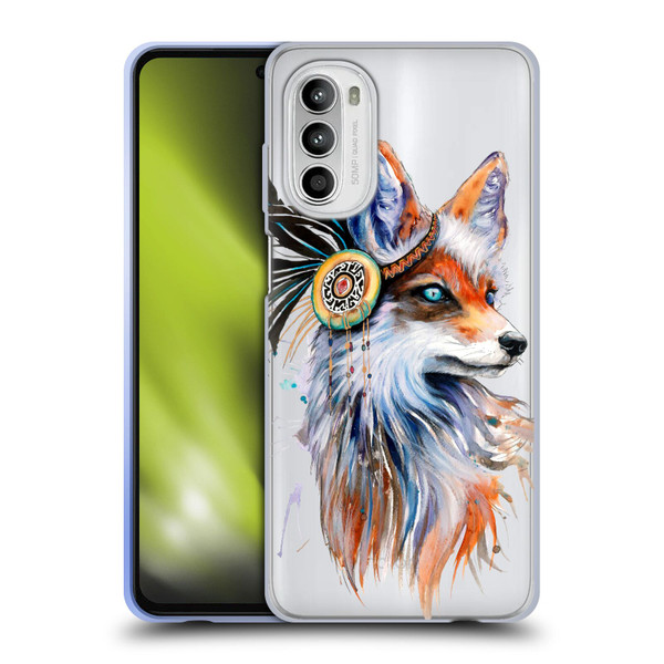 Pixie Cold Animals Fox Soft Gel Case for Motorola Moto G52