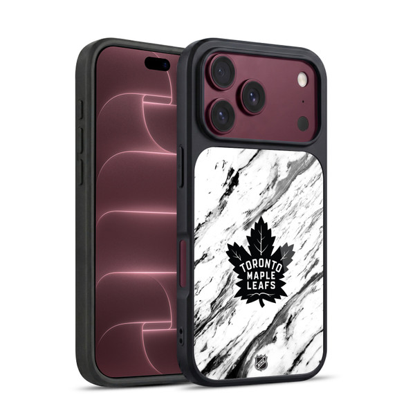 NHL Toronto Maple Leafs Marble Gel Armour Case For Apple iPhone 18 Pro