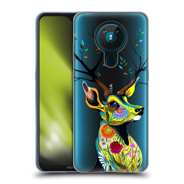 Pixie Cold Animals King Of The Forest Soft Gel Case for Nokia 5.3