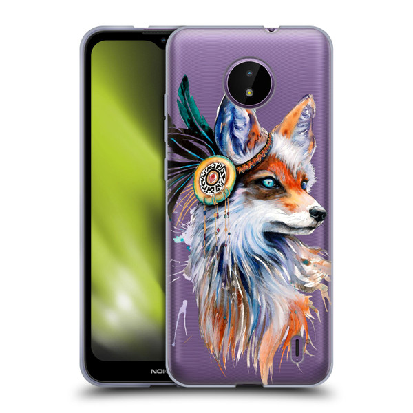 Pixie Cold Animals Fox Soft Gel Case for Nokia C10 / C20