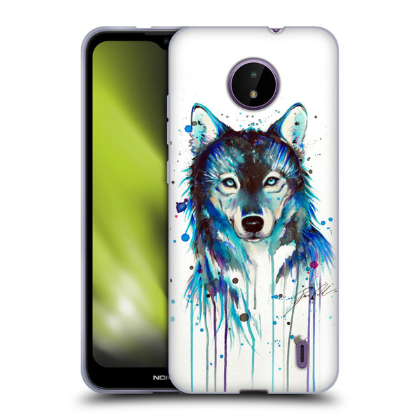 Pixie Cold Animals Ice Wolf Soft Gel Case for Nokia C10 / C20
