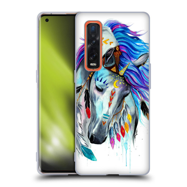 Pixie Cold Animals Spirit Soft Gel Case for OPPO Find X2 Pro 5G
