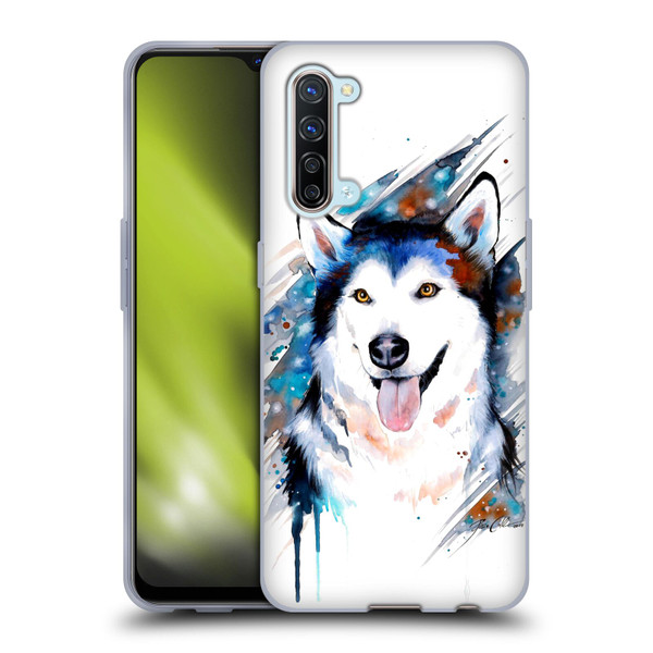 Pixie Cold Animals Husky Soft Gel Case for OPPO Find X2 Lite 5G