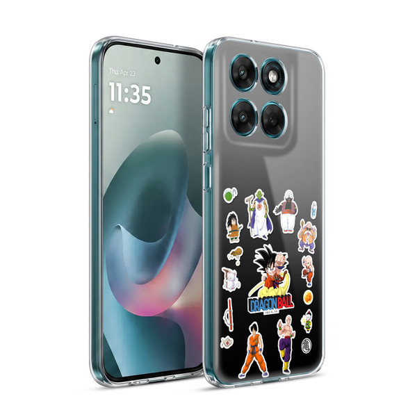Dragon Ball Iconic Characters Collage Soft Gel Case for Motorola Moto G77